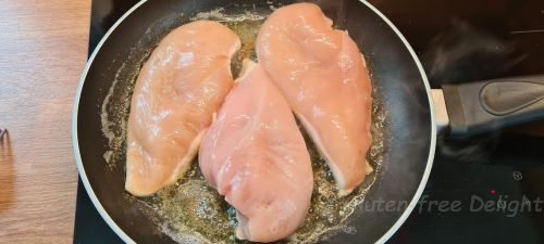 Cauliflower chicken breast in béamel sauce gluten and lactose free2