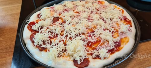 Gluten and lactose free homemade pizza - Glutén és laktózmentes házi pizza16